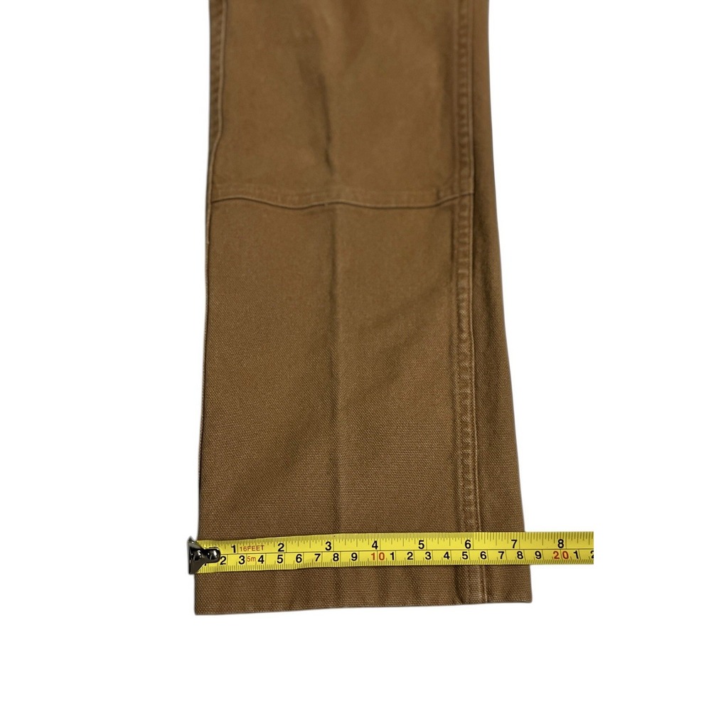 Taylor Stitch Canvas Camp Chore Pants Size 30 Tan Button Fly Men's Double Knee - Picture 13 of 14